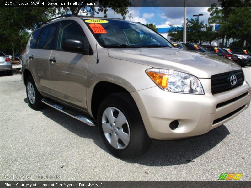 Savannah Metallic / Taupe 2007 Toyota RAV4 I4