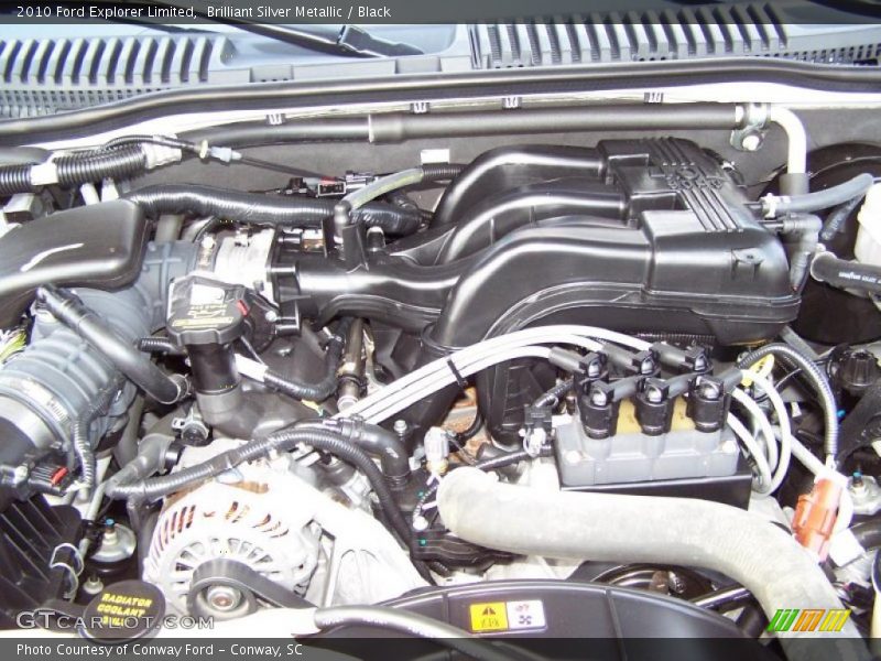 Brilliant Silver Metallic / Black 2010 Ford Explorer Limited