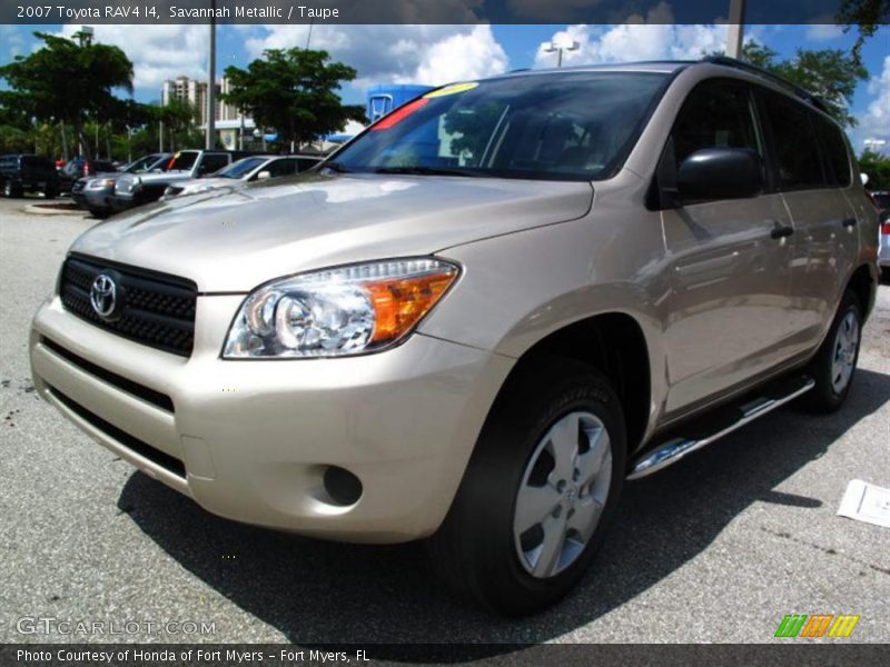 Savannah Metallic / Taupe 2007 Toyota RAV4 I4