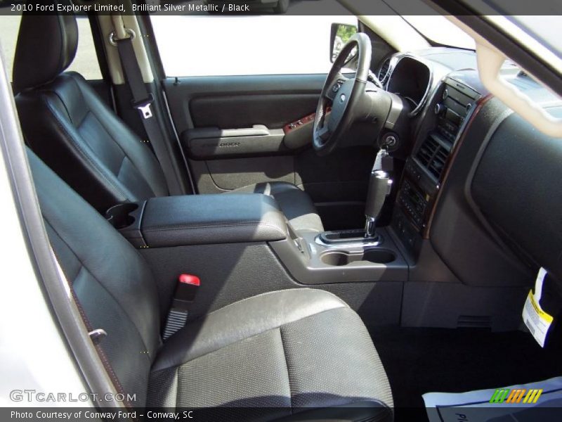 Brilliant Silver Metallic / Black 2010 Ford Explorer Limited