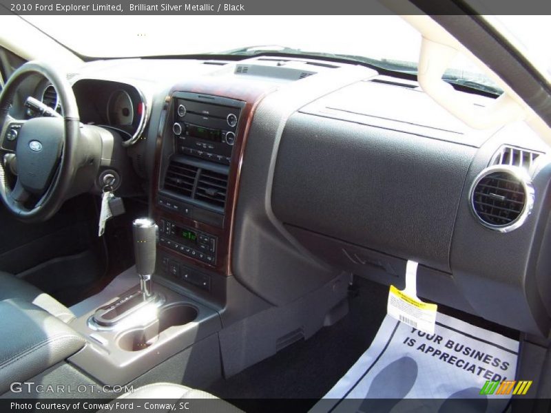 Brilliant Silver Metallic / Black 2010 Ford Explorer Limited