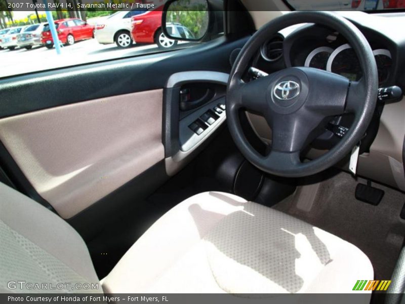 Savannah Metallic / Taupe 2007 Toyota RAV4 I4