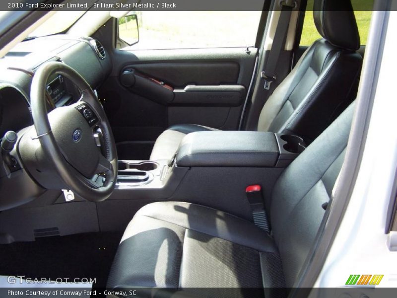 Brilliant Silver Metallic / Black 2010 Ford Explorer Limited