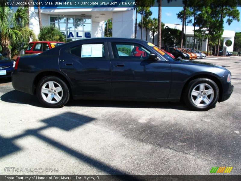 Steel Blue Metallic / Dark Slate Gray/Light Slate Gray 2007 Dodge Charger