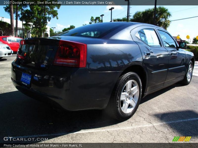 Steel Blue Metallic / Dark Slate Gray/Light Slate Gray 2007 Dodge Charger