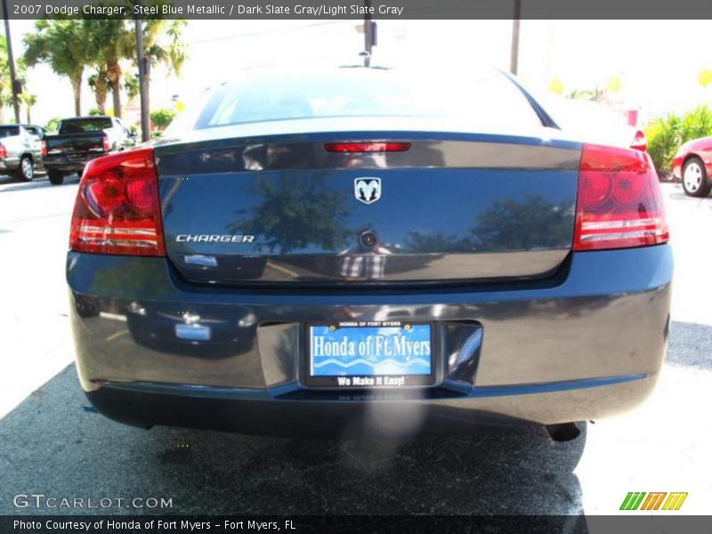 Steel Blue Metallic / Dark Slate Gray/Light Slate Gray 2007 Dodge Charger