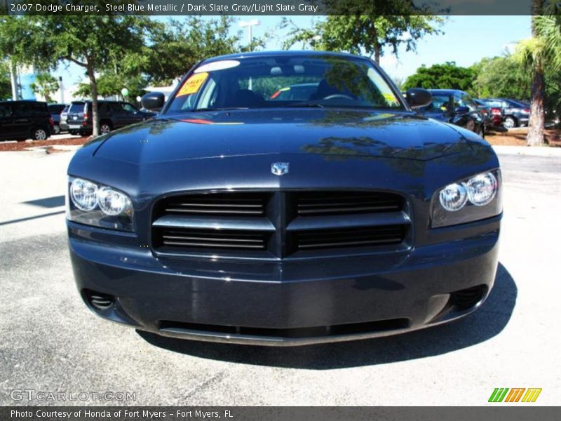 Steel Blue Metallic / Dark Slate Gray/Light Slate Gray 2007 Dodge Charger