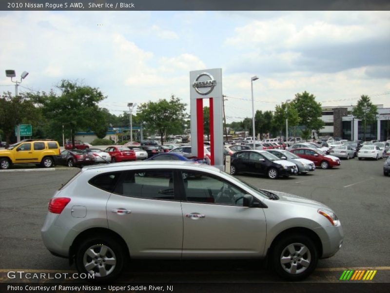 Silver Ice / Black 2010 Nissan Rogue S AWD