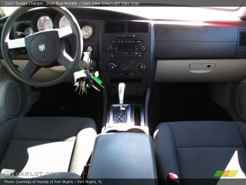 Steel Blue Metallic / Dark Slate Gray/Light Slate Gray 2007 Dodge Charger