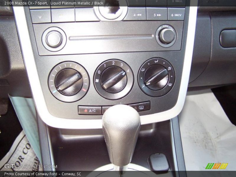 Liquid Platinum Metallic / Black 2008 Mazda CX-7 Sport