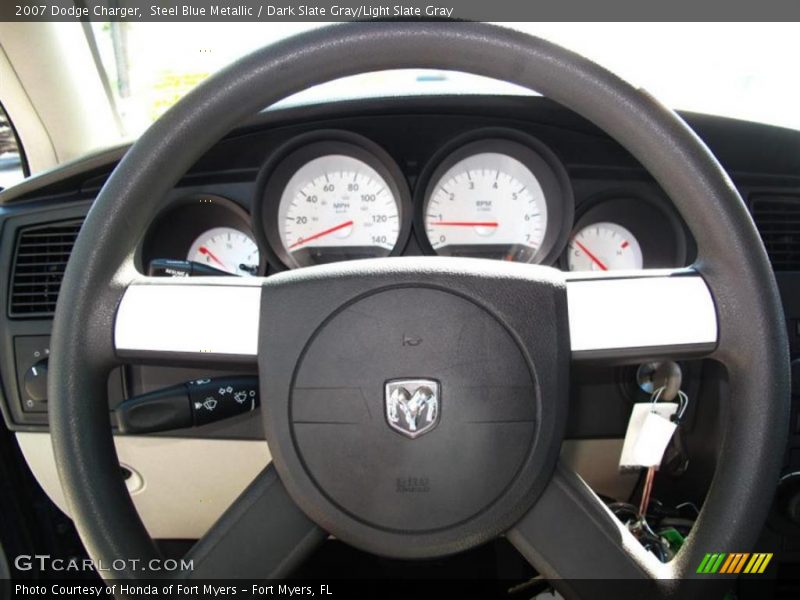 Steel Blue Metallic / Dark Slate Gray/Light Slate Gray 2007 Dodge Charger
