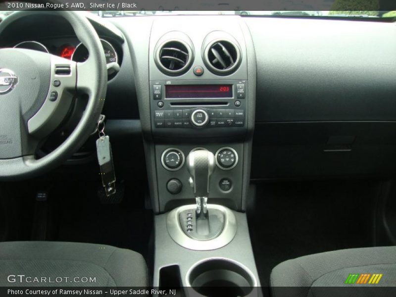 Silver Ice / Black 2010 Nissan Rogue S AWD