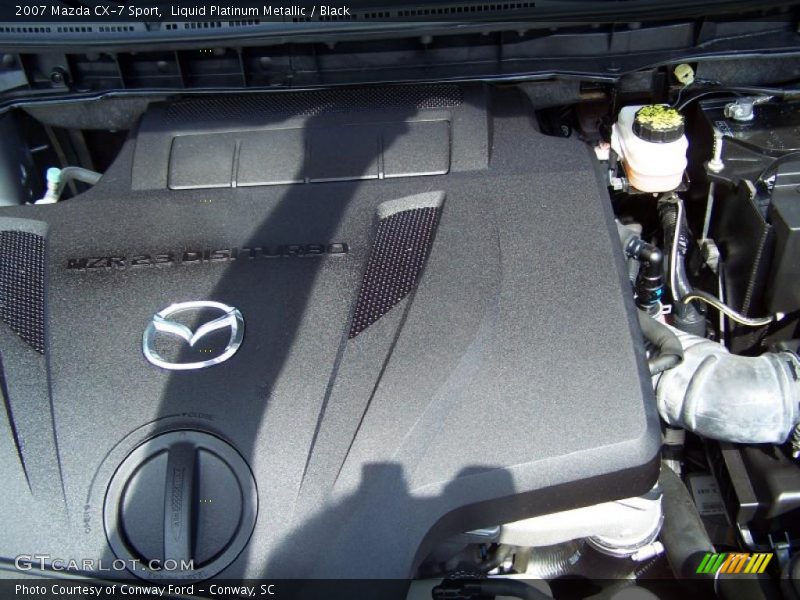 Liquid Platinum Metallic / Black 2007 Mazda CX-7 Sport