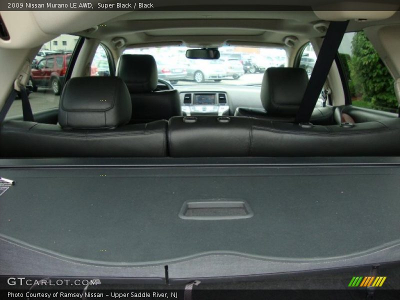 Super Black / Black 2009 Nissan Murano LE AWD