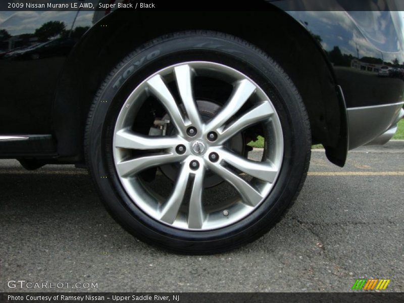 Super Black / Black 2009 Nissan Murano LE AWD