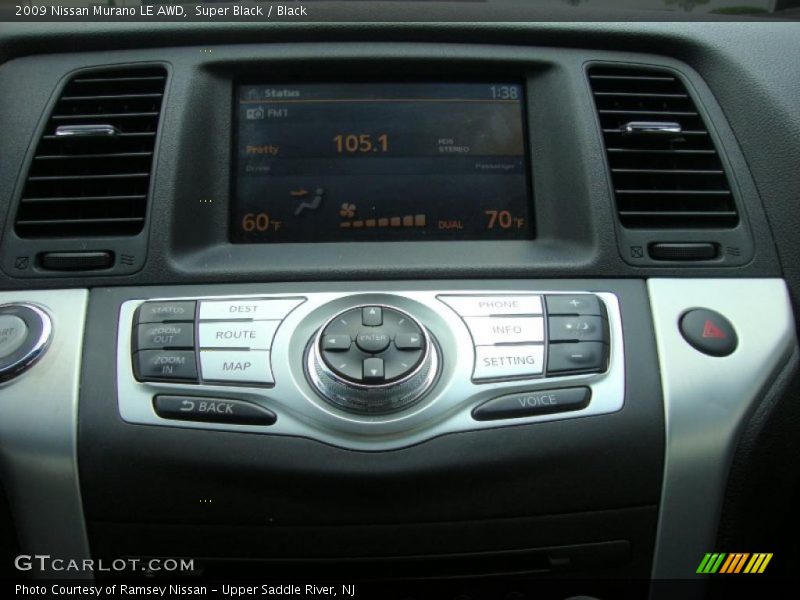 Super Black / Black 2009 Nissan Murano LE AWD
