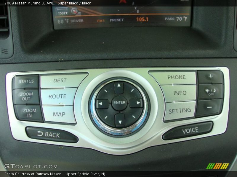 Super Black / Black 2009 Nissan Murano LE AWD