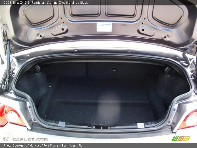 Sterling Grey Metallic / Black 2003 BMW Z4 2.5i Roadster