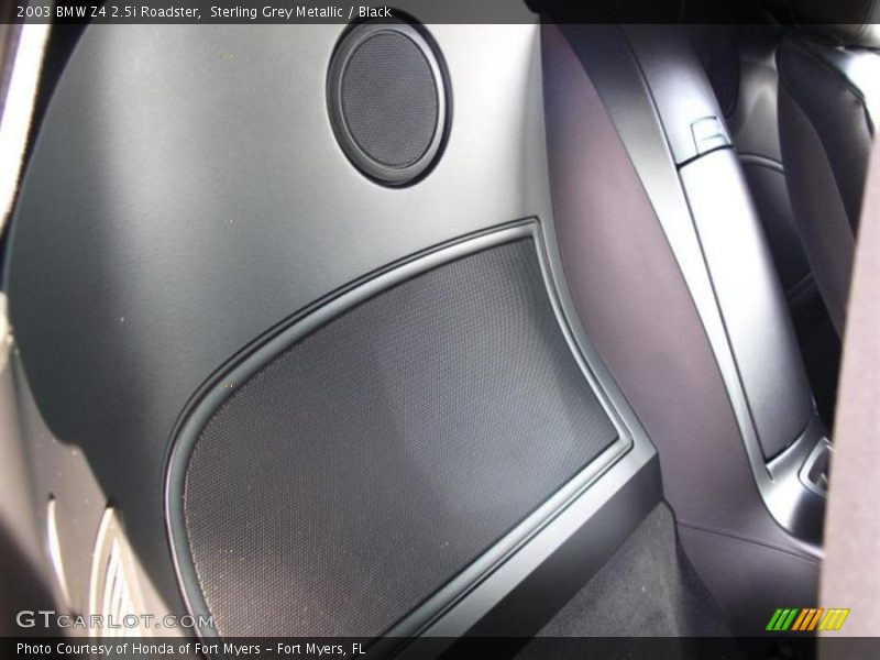 Sterling Grey Metallic / Black 2003 BMW Z4 2.5i Roadster