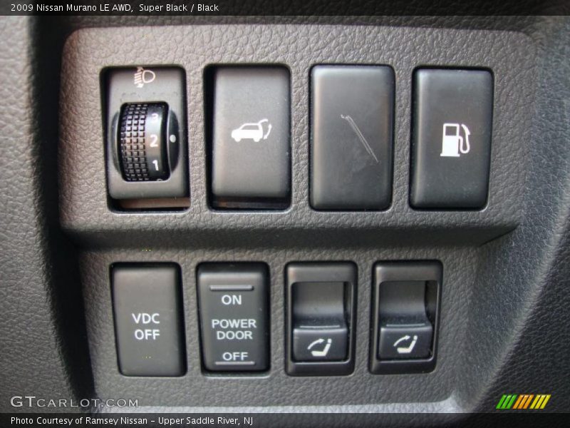 Super Black / Black 2009 Nissan Murano LE AWD