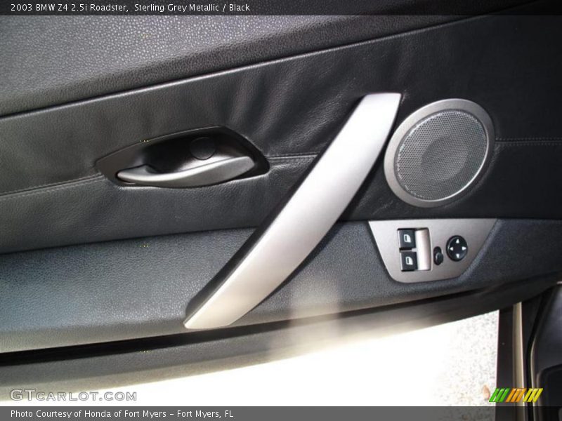 Sterling Grey Metallic / Black 2003 BMW Z4 2.5i Roadster