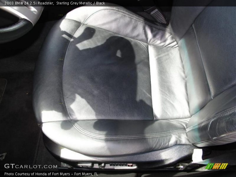 Sterling Grey Metallic / Black 2003 BMW Z4 2.5i Roadster