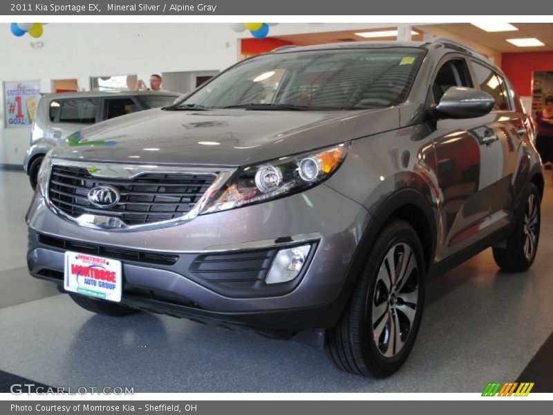 Mineral Silver / Alpine Gray 2011 Kia Sportage EX