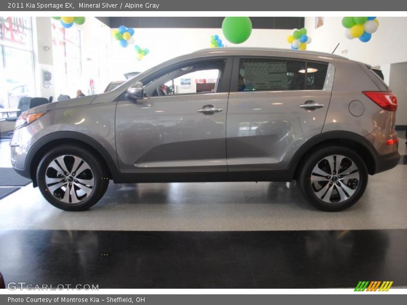 Mineral Silver / Alpine Gray 2011 Kia Sportage EX