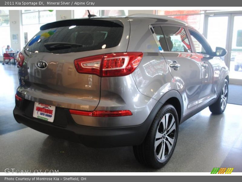 Mineral Silver / Alpine Gray 2011 Kia Sportage EX