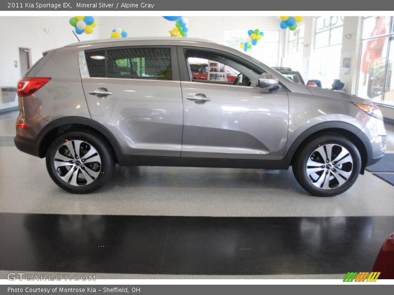 Mineral Silver / Alpine Gray 2011 Kia Sportage EX