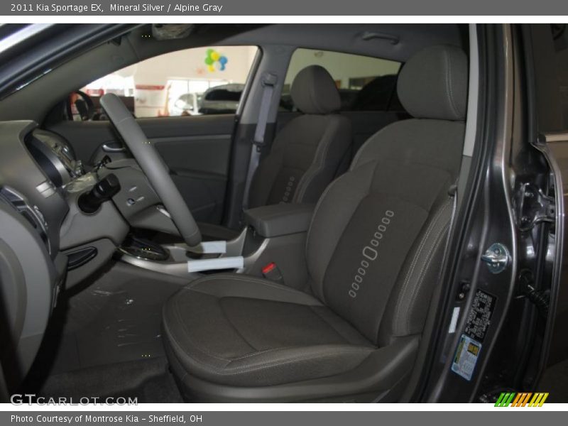 Mineral Silver / Alpine Gray 2011 Kia Sportage EX