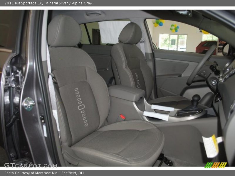 Mineral Silver / Alpine Gray 2011 Kia Sportage EX