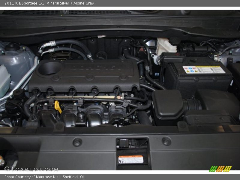 Mineral Silver / Alpine Gray 2011 Kia Sportage EX