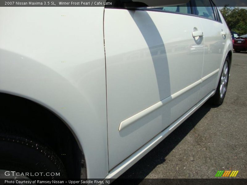 Winter Frost Pearl / Cafe Latte 2007 Nissan Maxima 3.5 SL