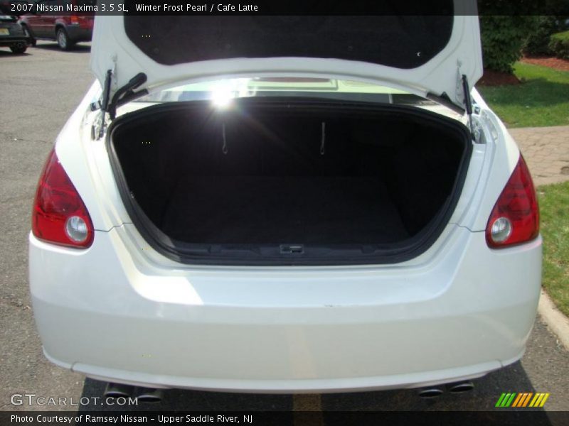 Winter Frost Pearl / Cafe Latte 2007 Nissan Maxima 3.5 SL