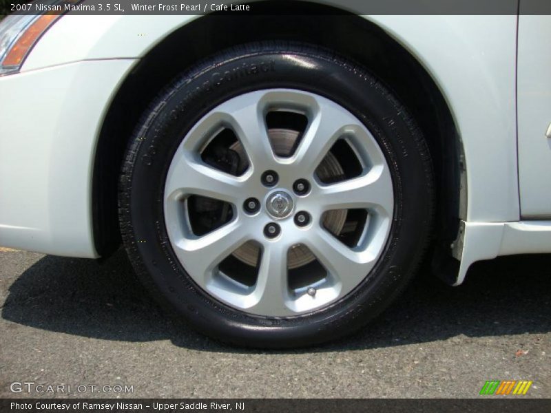 Winter Frost Pearl / Cafe Latte 2007 Nissan Maxima 3.5 SL