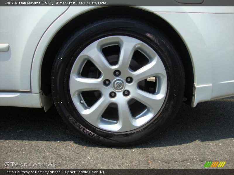 Winter Frost Pearl / Cafe Latte 2007 Nissan Maxima 3.5 SL