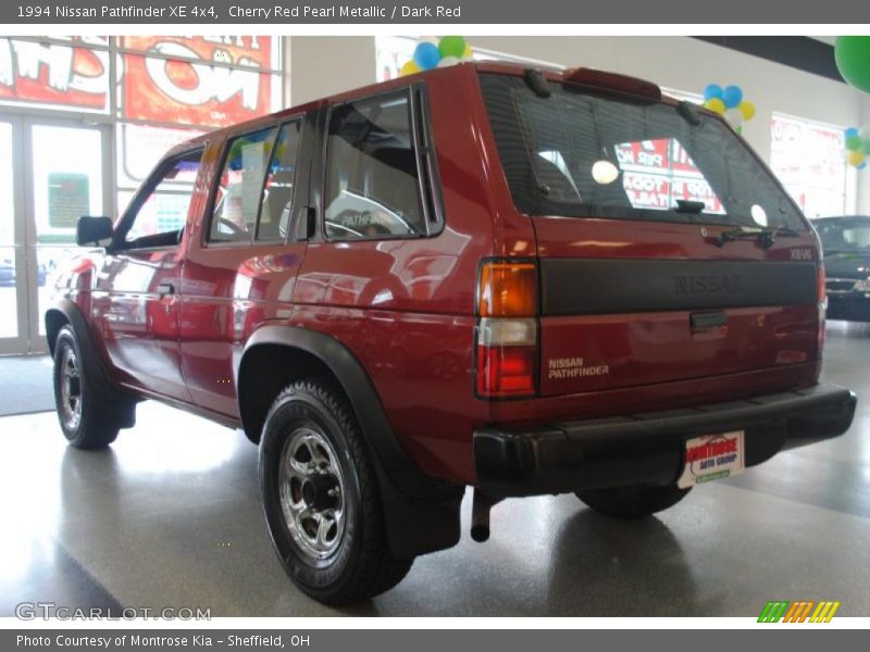 Cherry Red Pearl Metallic / Dark Red 1994 Nissan Pathfinder XE 4x4