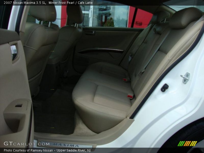 Winter Frost Pearl / Cafe Latte 2007 Nissan Maxima 3.5 SL