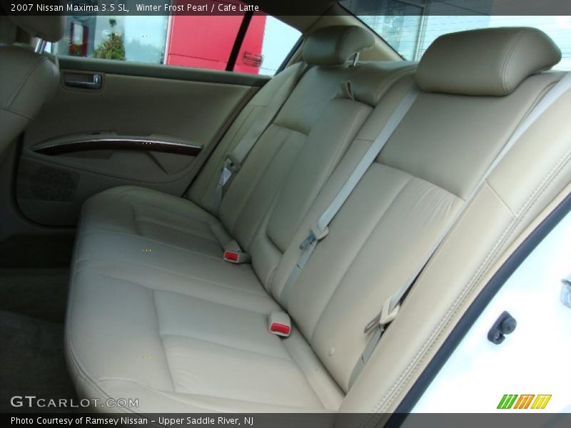 Winter Frost Pearl / Cafe Latte 2007 Nissan Maxima 3.5 SL