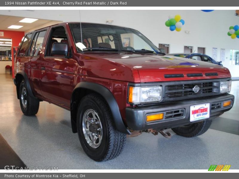 Cherry Red Pearl Metallic / Dark Red 1994 Nissan Pathfinder XE 4x4