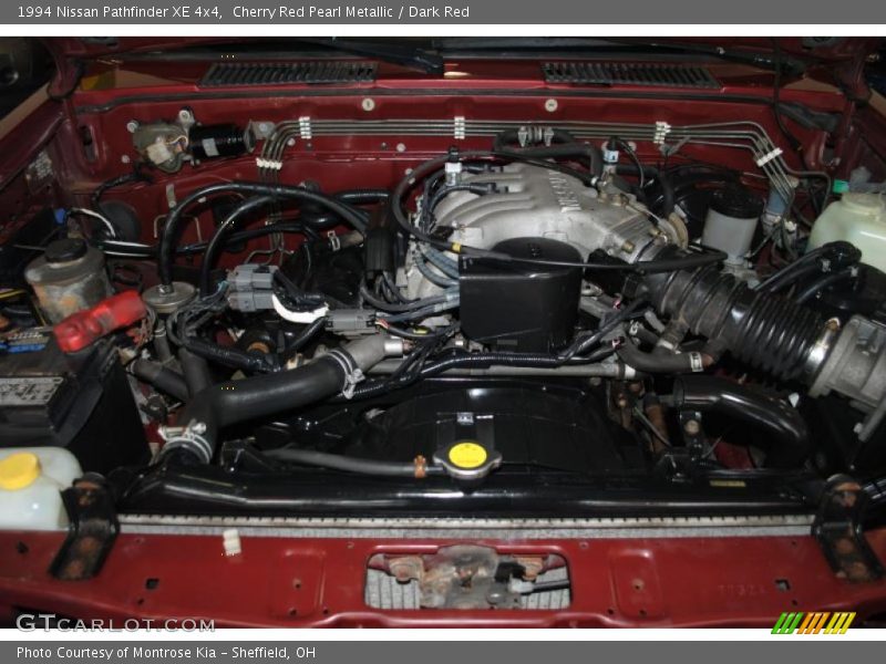 Cherry Red Pearl Metallic / Dark Red 1994 Nissan Pathfinder XE 4x4