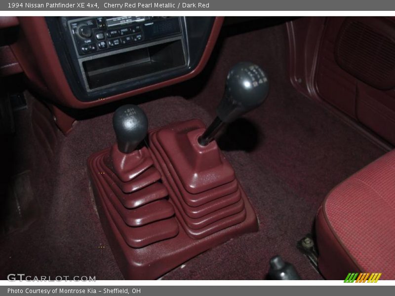 Cherry Red Pearl Metallic / Dark Red 1994 Nissan Pathfinder XE 4x4