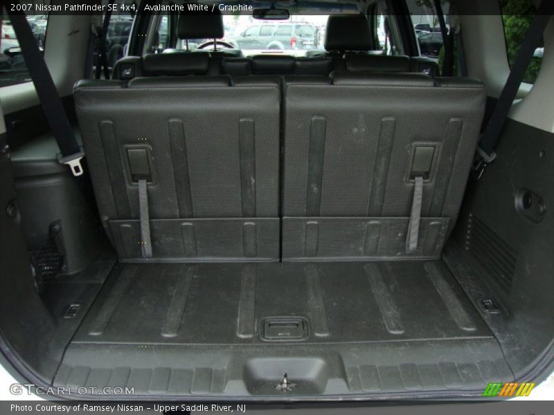Avalanche White / Graphite 2007 Nissan Pathfinder SE 4x4
