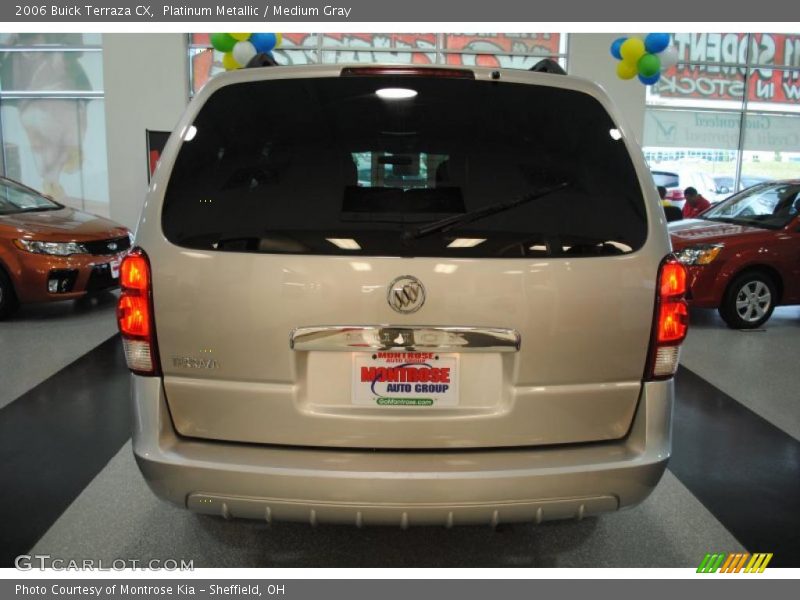 Platinum Metallic / Medium Gray 2006 Buick Terraza CX