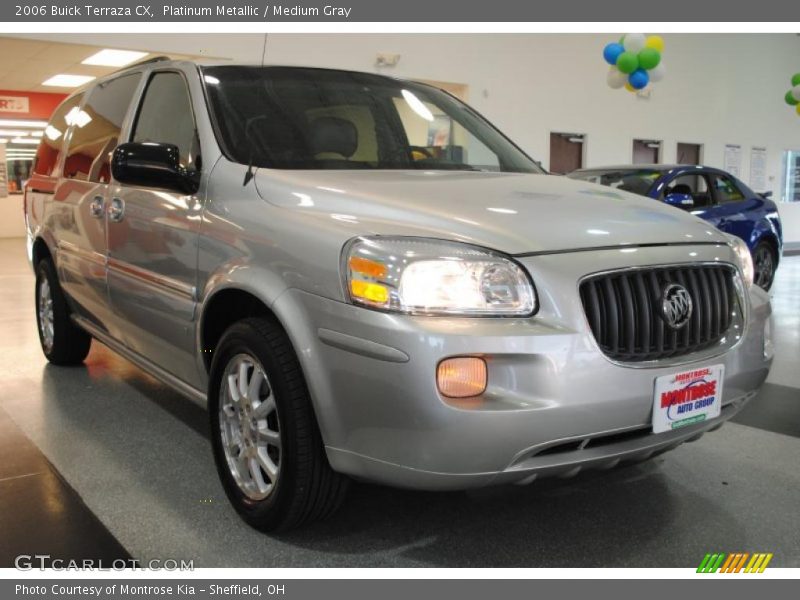 Platinum Metallic / Medium Gray 2006 Buick Terraza CX
