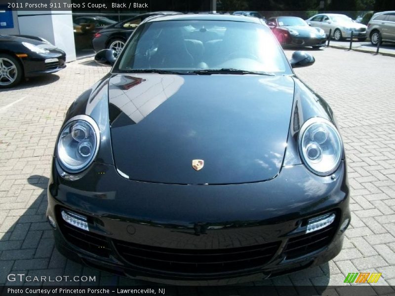 Black / Black 2011 Porsche 911 Turbo S Coupe