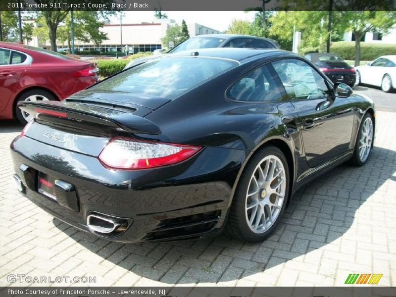 Black / Black 2011 Porsche 911 Turbo S Coupe