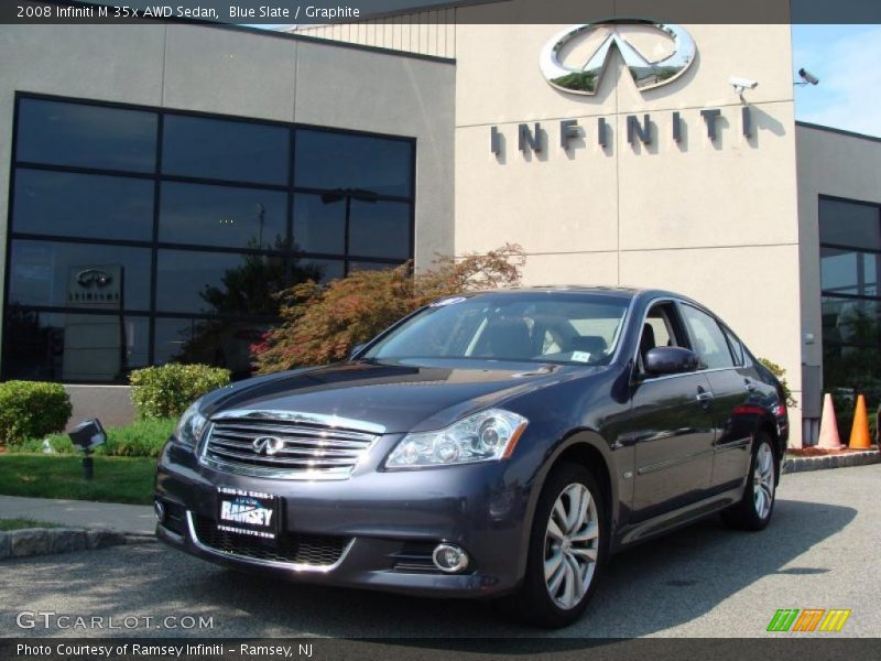 Blue Slate / Graphite 2008 Infiniti M 35x AWD Sedan