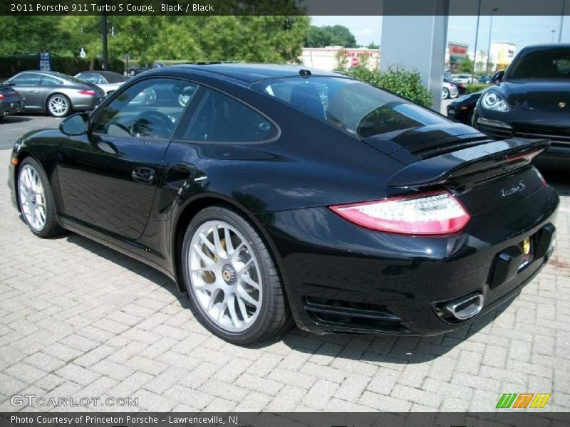 Black / Black 2011 Porsche 911 Turbo S Coupe